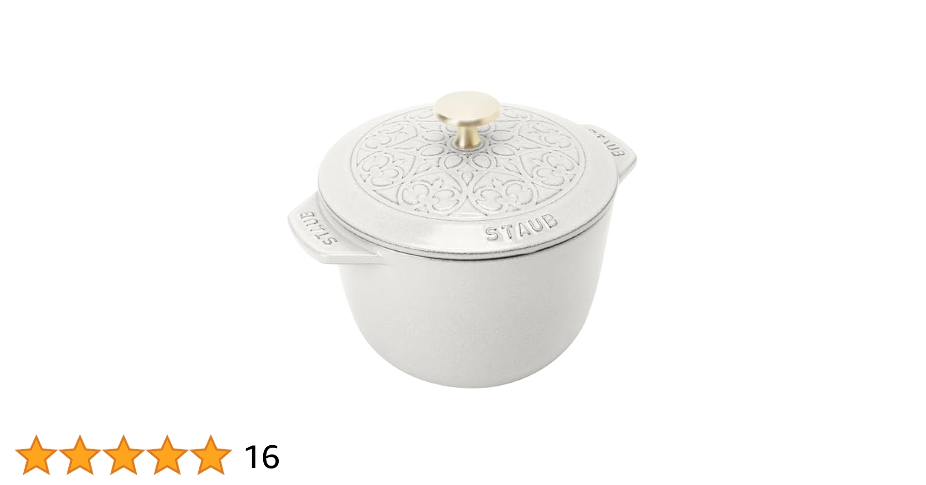 STAUB - 激レア✨早い者勝ちstaub GOHAN Lilyラメール新品未使用匿名配送 STAUB - 激レア✨早い者勝ちstaub GOHAN Lilyラメール新品未使用